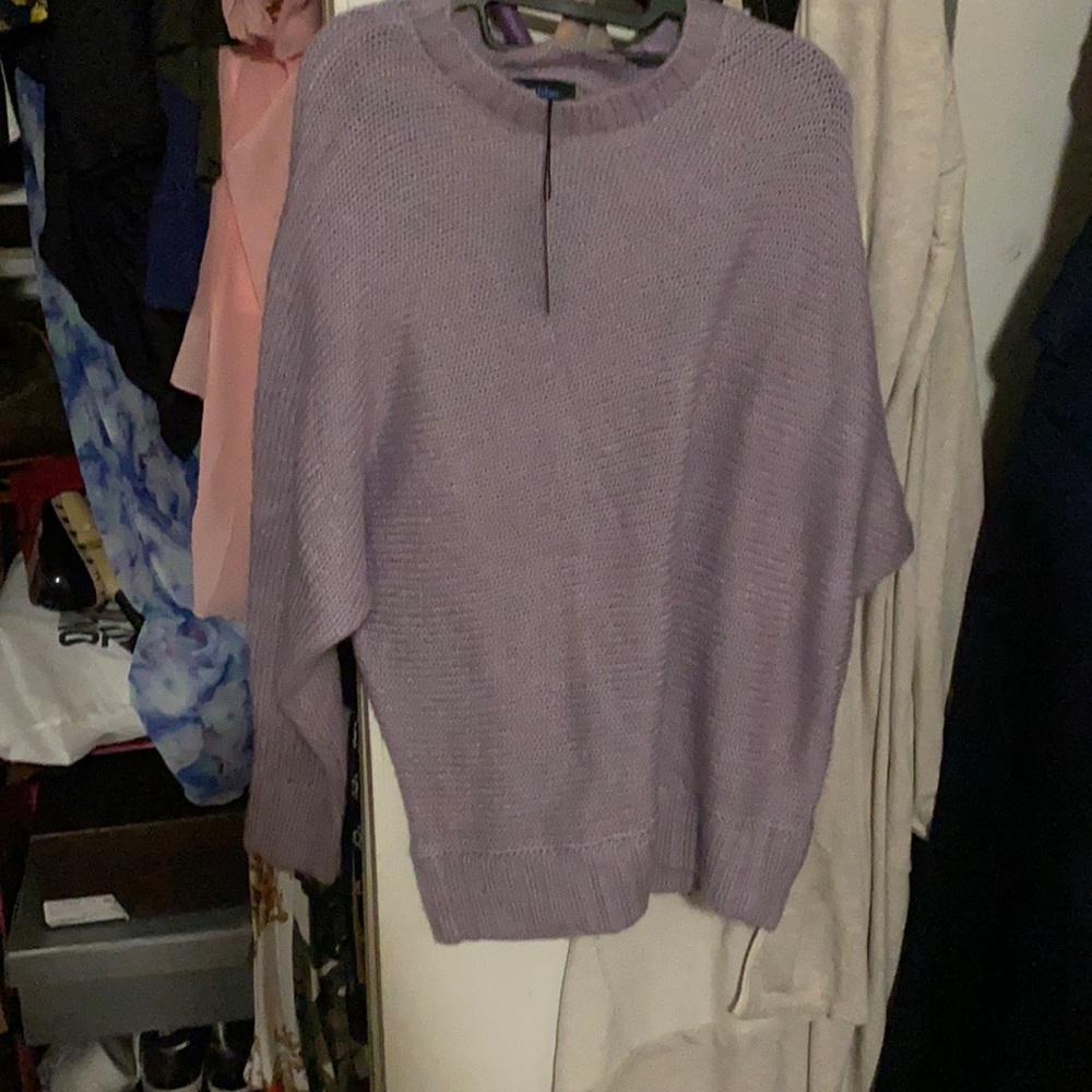Purple sweater XL